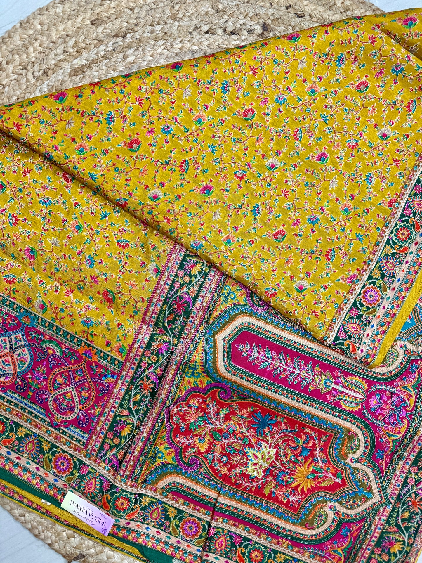 Position Print Saree