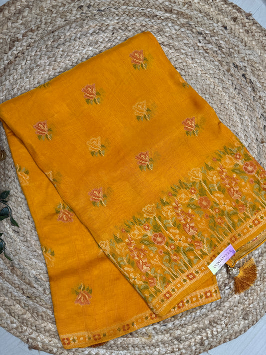 Moonga Tussar Saree