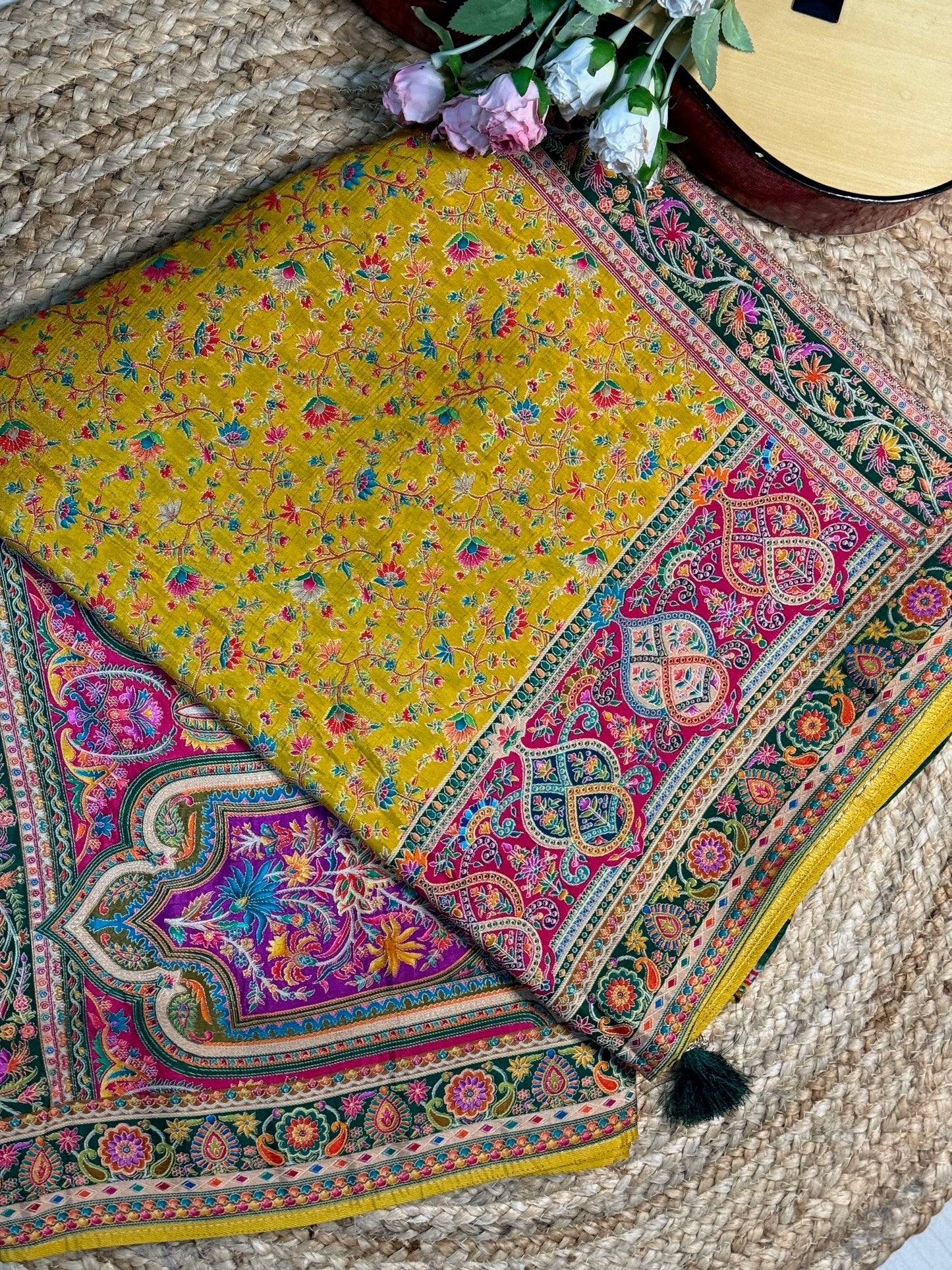 Position Print Saree