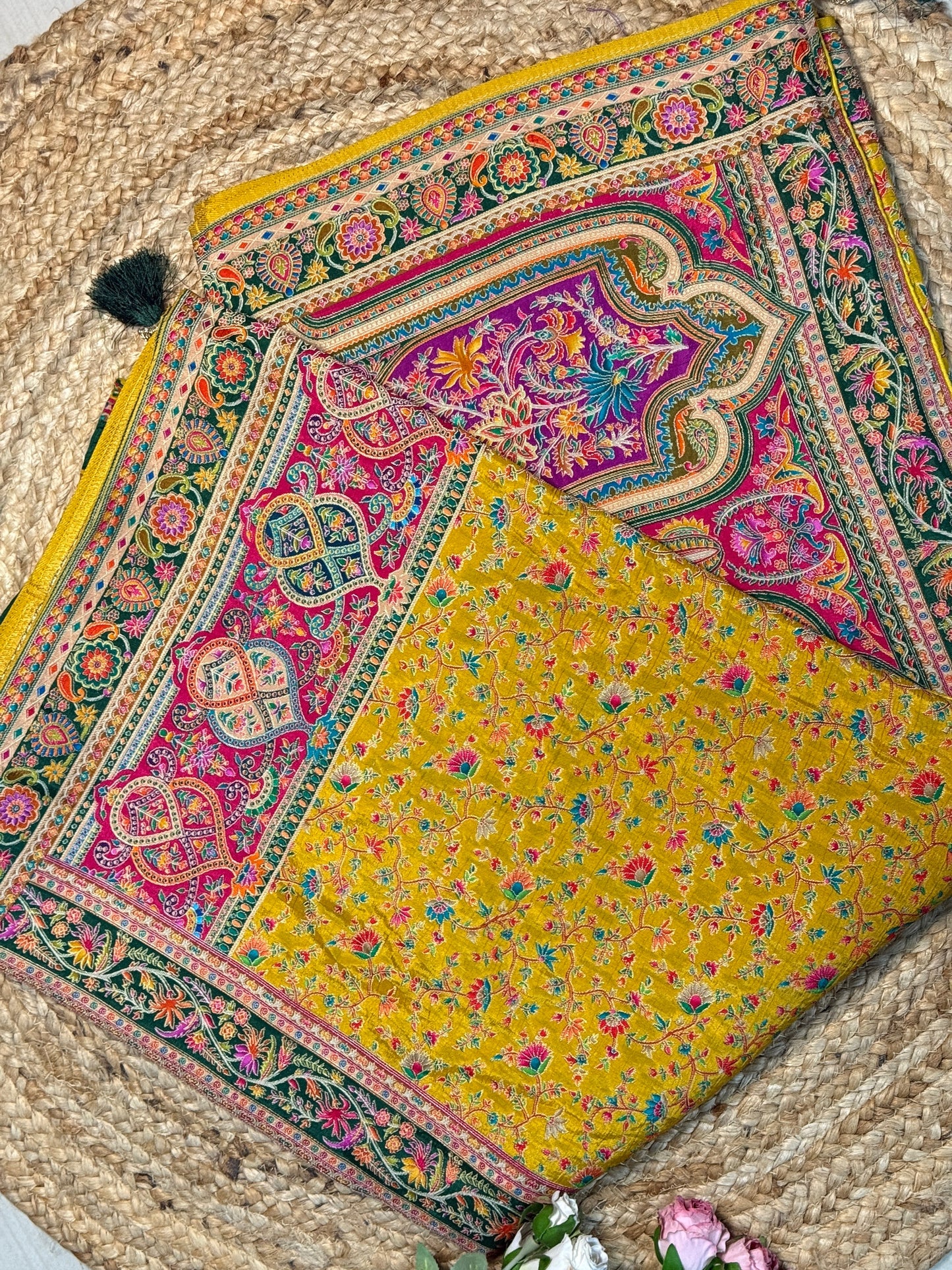 Position Print Saree