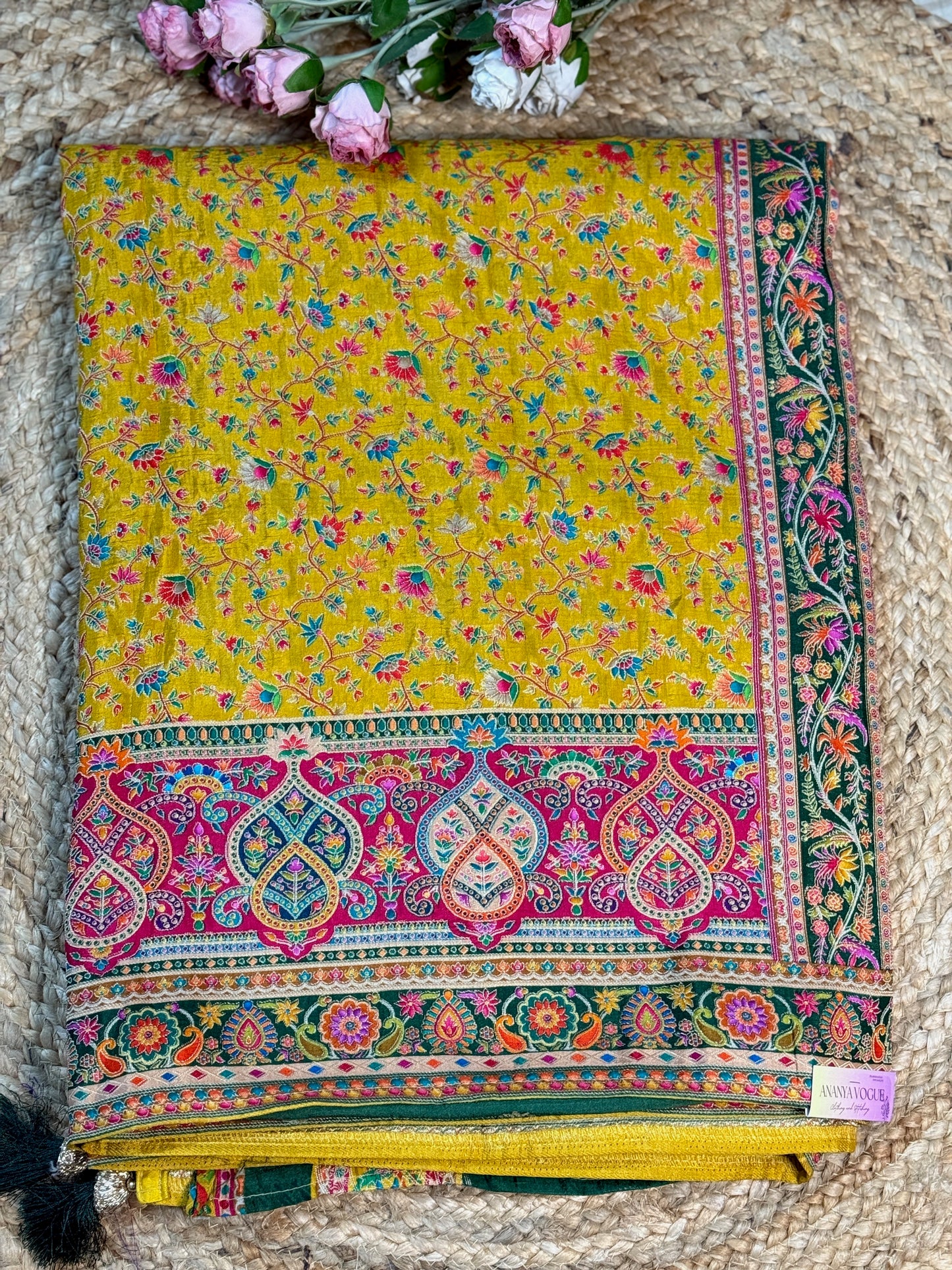 Position Print Saree