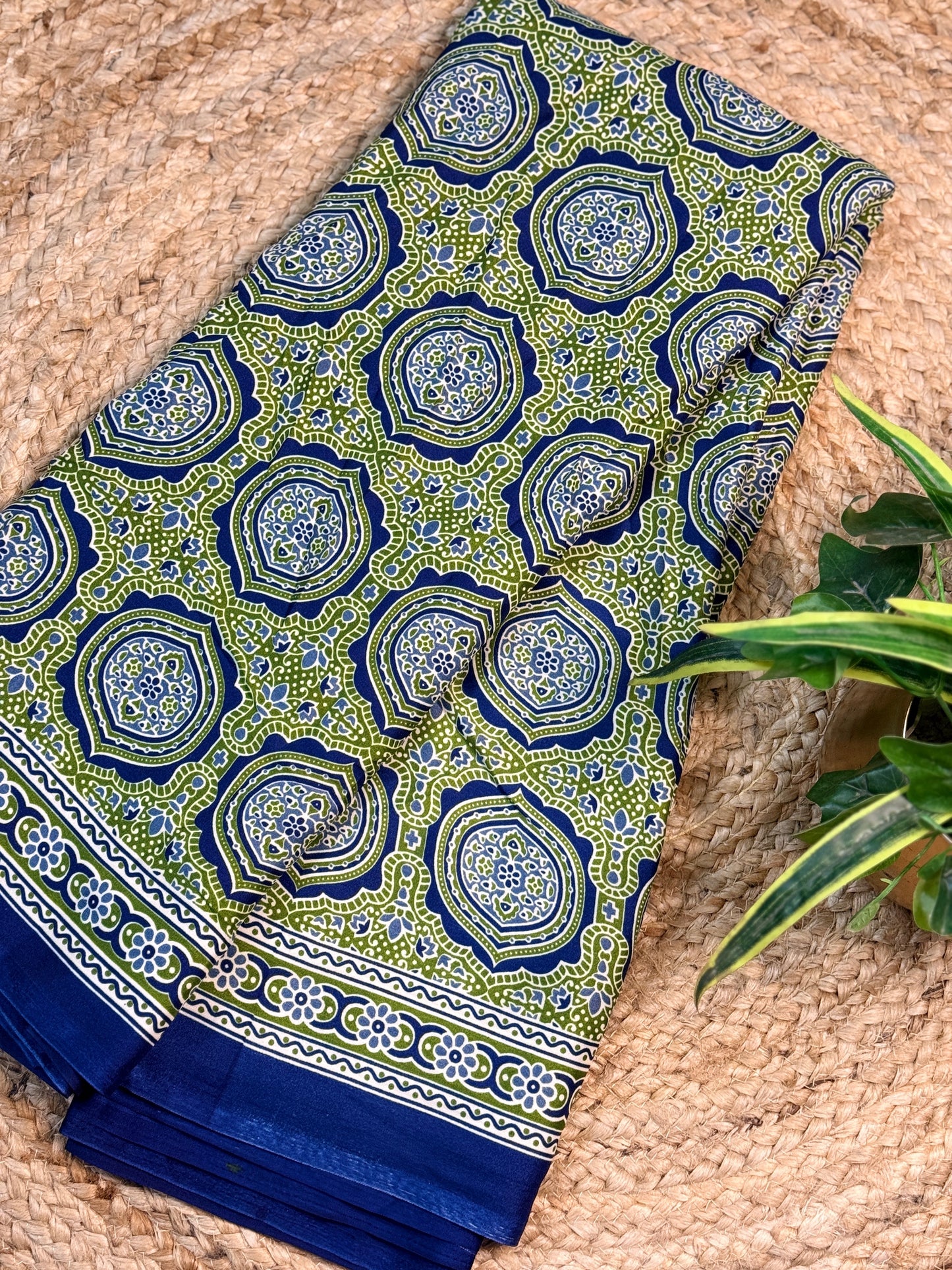 Ajrakh Saree