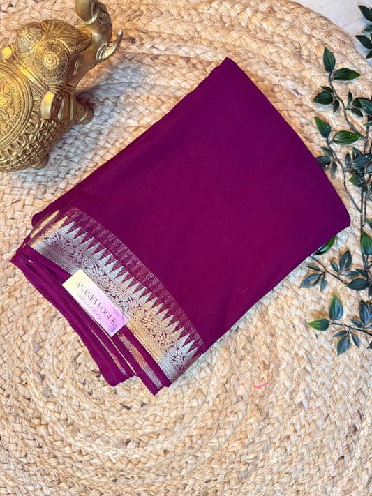 Chiffon Plain Saree