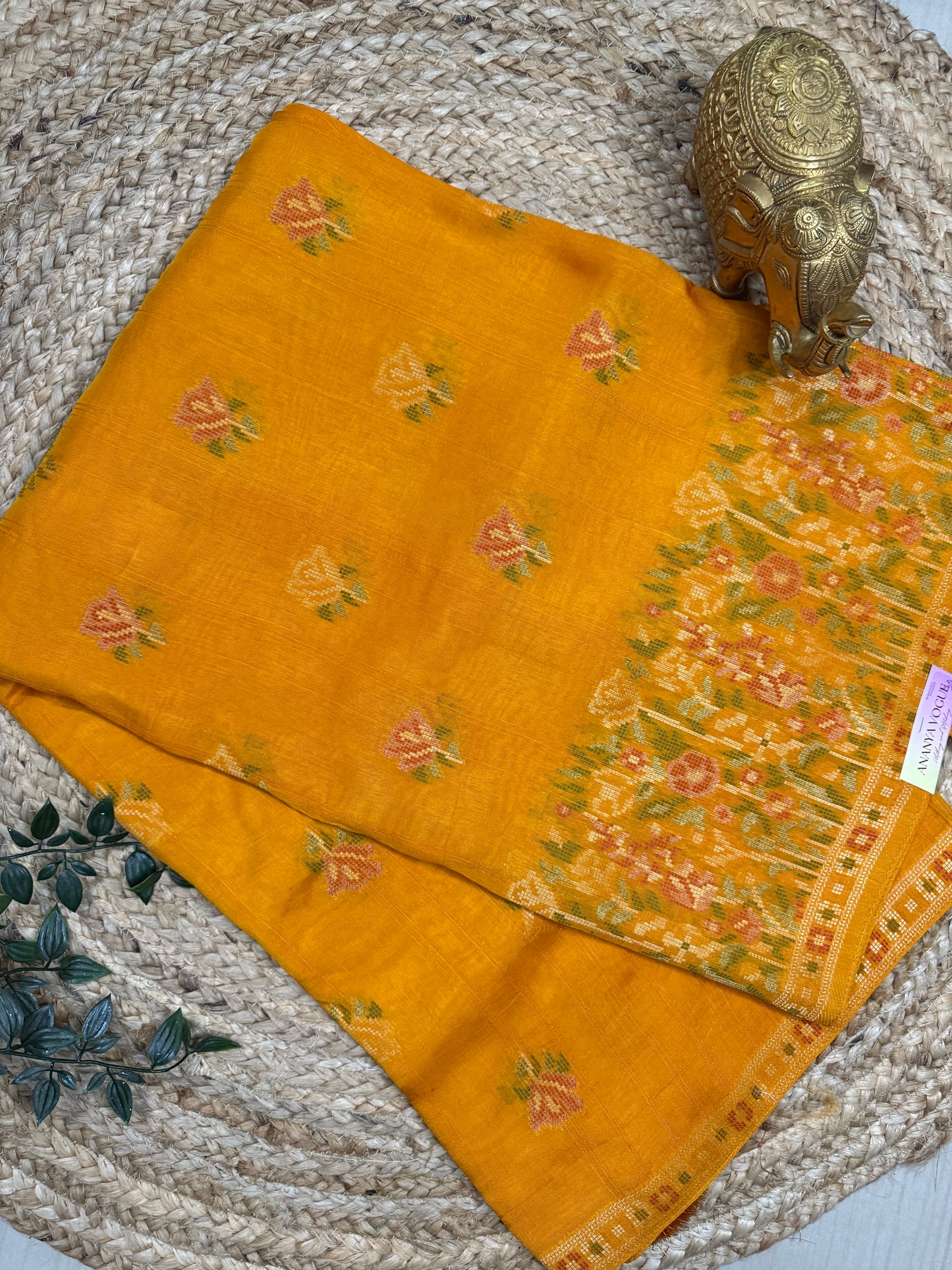 Moonga Tussar Saree