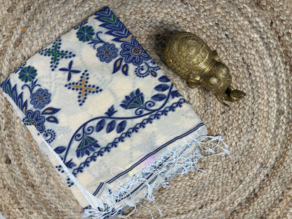 Muslin Jamdani saree