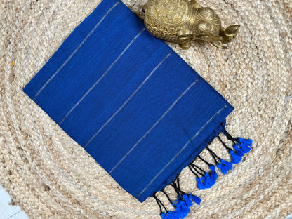 Handloom Cotton Striped Saree