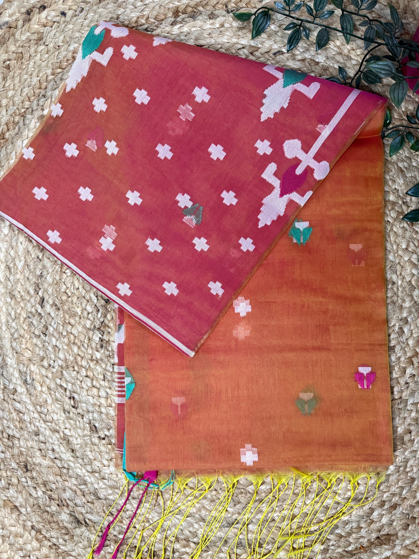 Muslin Silk Jamdani Work Saree