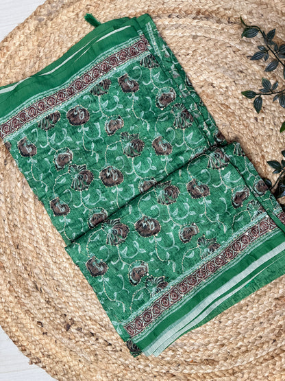 Chanderi Kanta Work saree