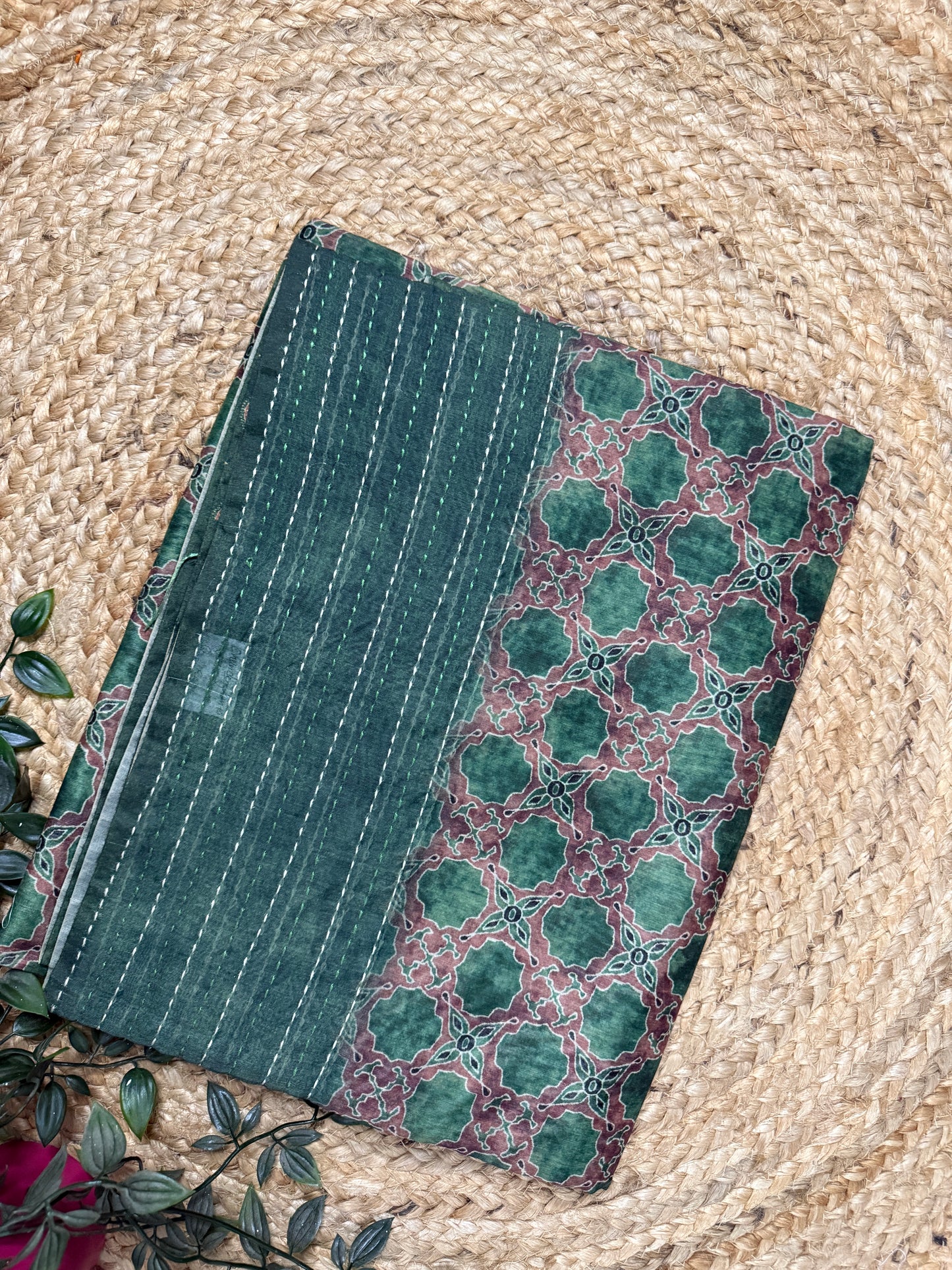 Chanderi Kanta Work saree