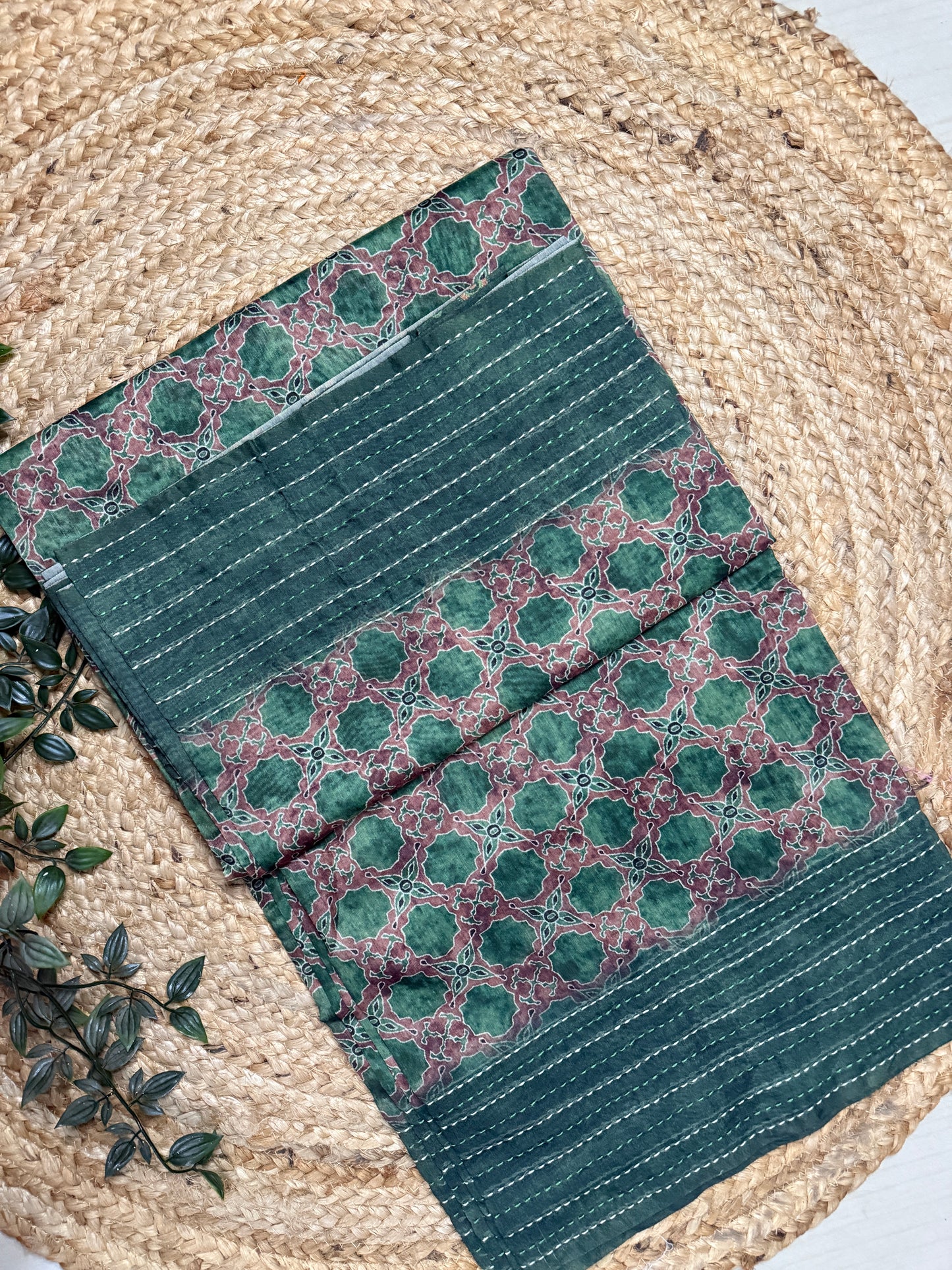 Chanderi Kanta Work saree