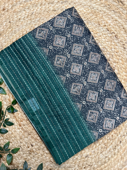 Chanderi Kanta Work saree