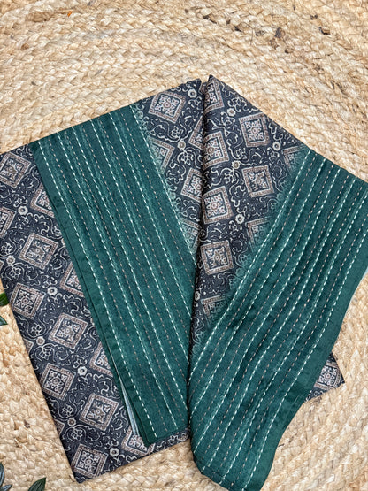 Chanderi Kanta Work saree