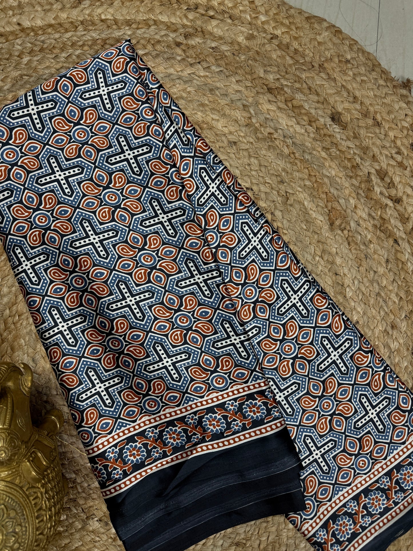 Ajrakh Saree