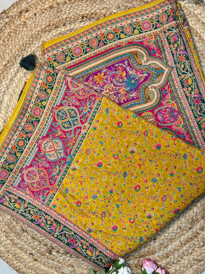 Position Print Saree