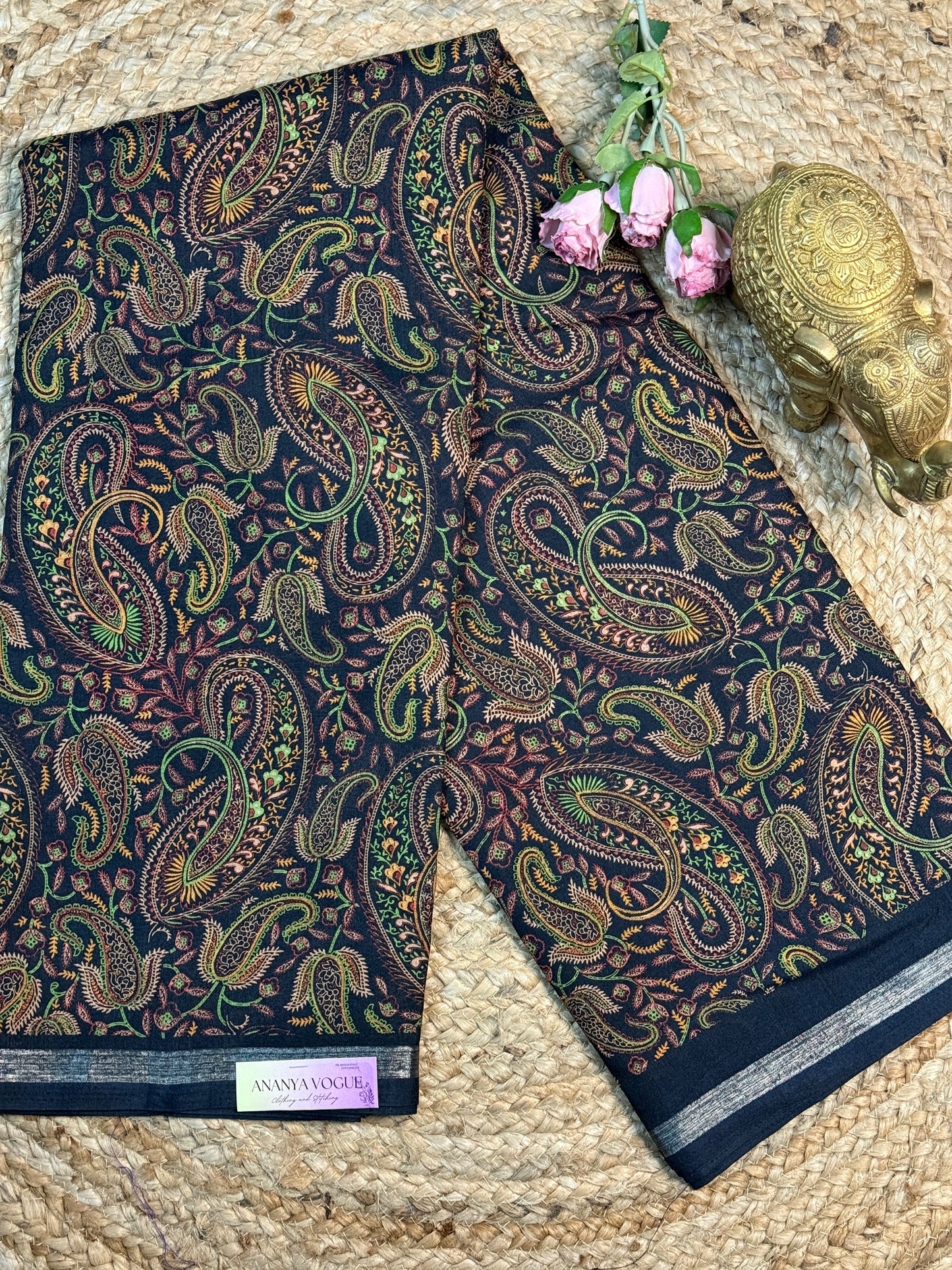 Matka Kalamkari saree