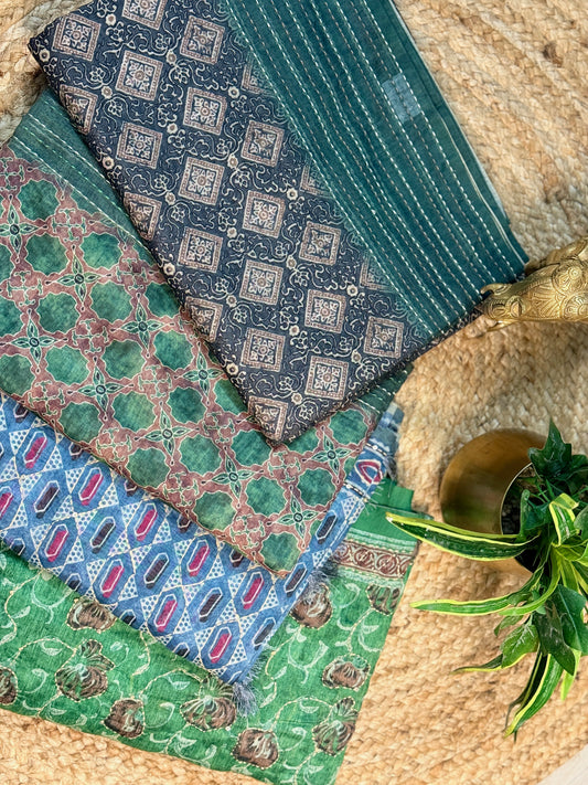 Chanderi Kanta Work saree