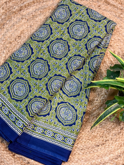 Ajrakh Saree