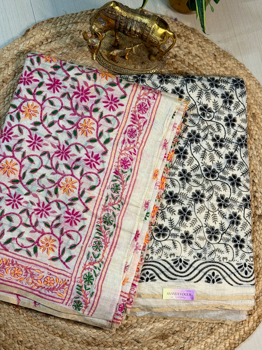Chanderi Kantha