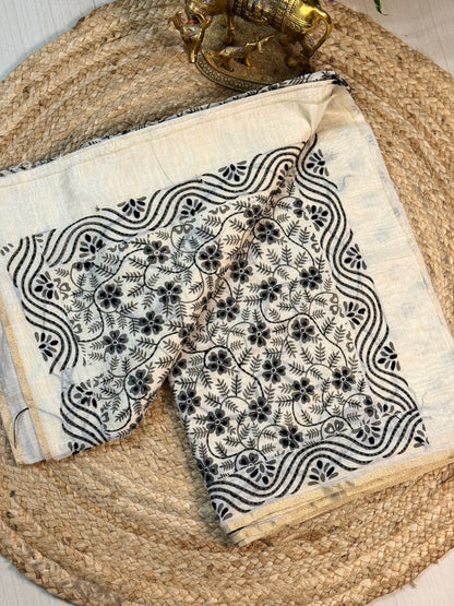 Chanderi Kantha