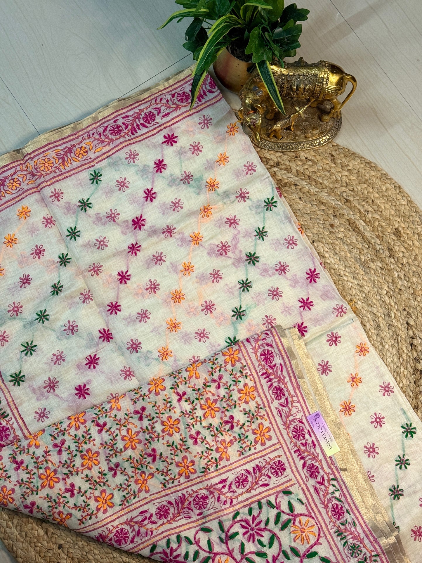Chanderi Kantha